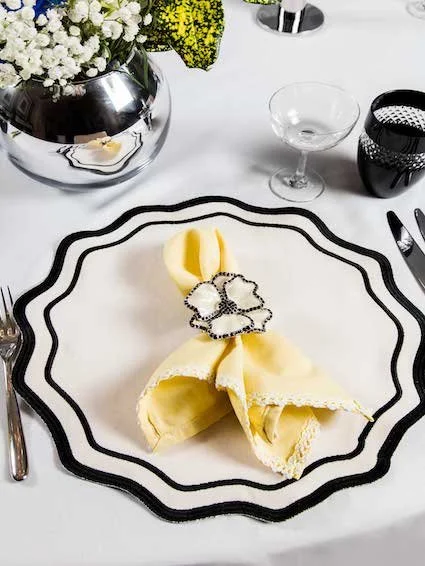 新品 - Time for tea 花形ナプキンリングセットx2 新品 - Time for tea 花形ナプキンリングセットx2